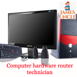 Computer hardware router technician Mr. Bhairab Ghosh in Belgharia